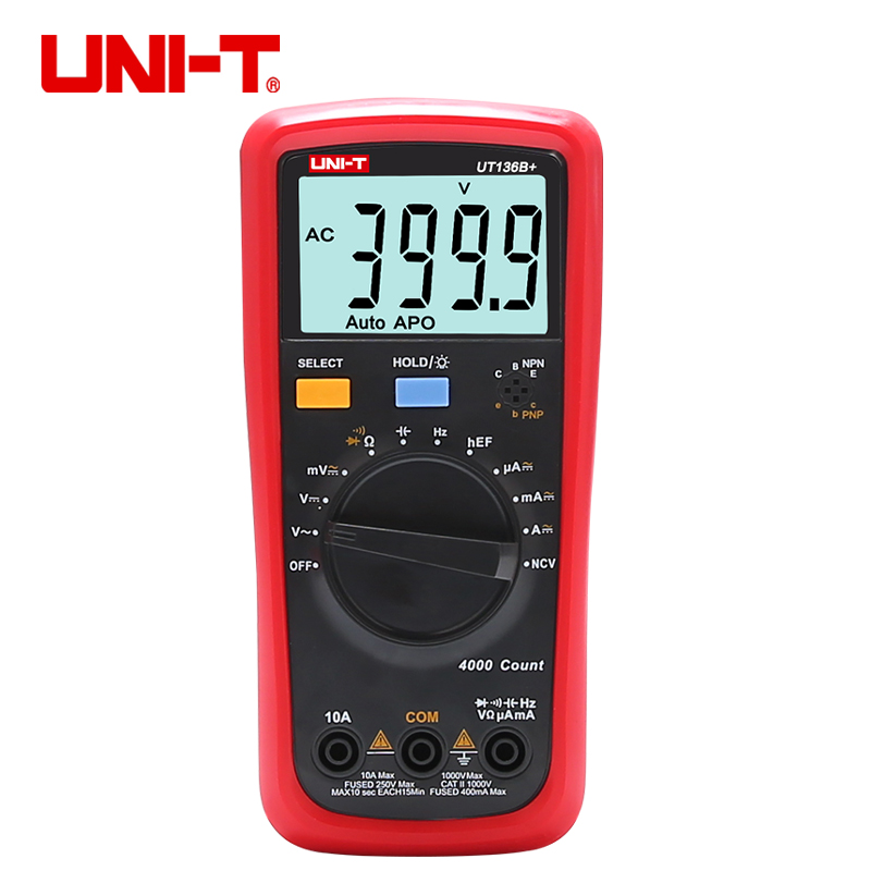 UNI-T UT136B+/UT136C+ Auto Range Digital Multimeter