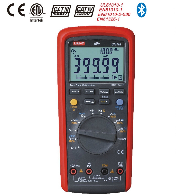 <b>UT171A Industrial True RMS Digital Multimeters</b>